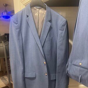 The "Black Tux" Light Blue Suit